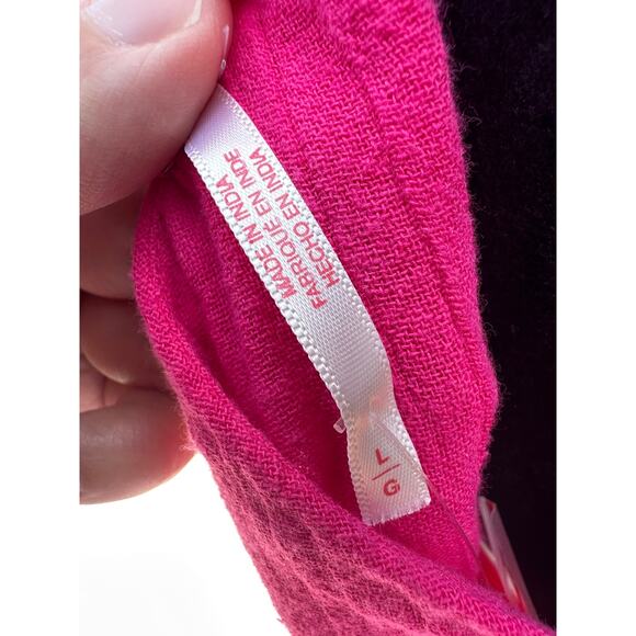 NWT Free People One Shoulder Button Up Mini Dress - Size Large - 100% Cotton** - Picture 8 of 13